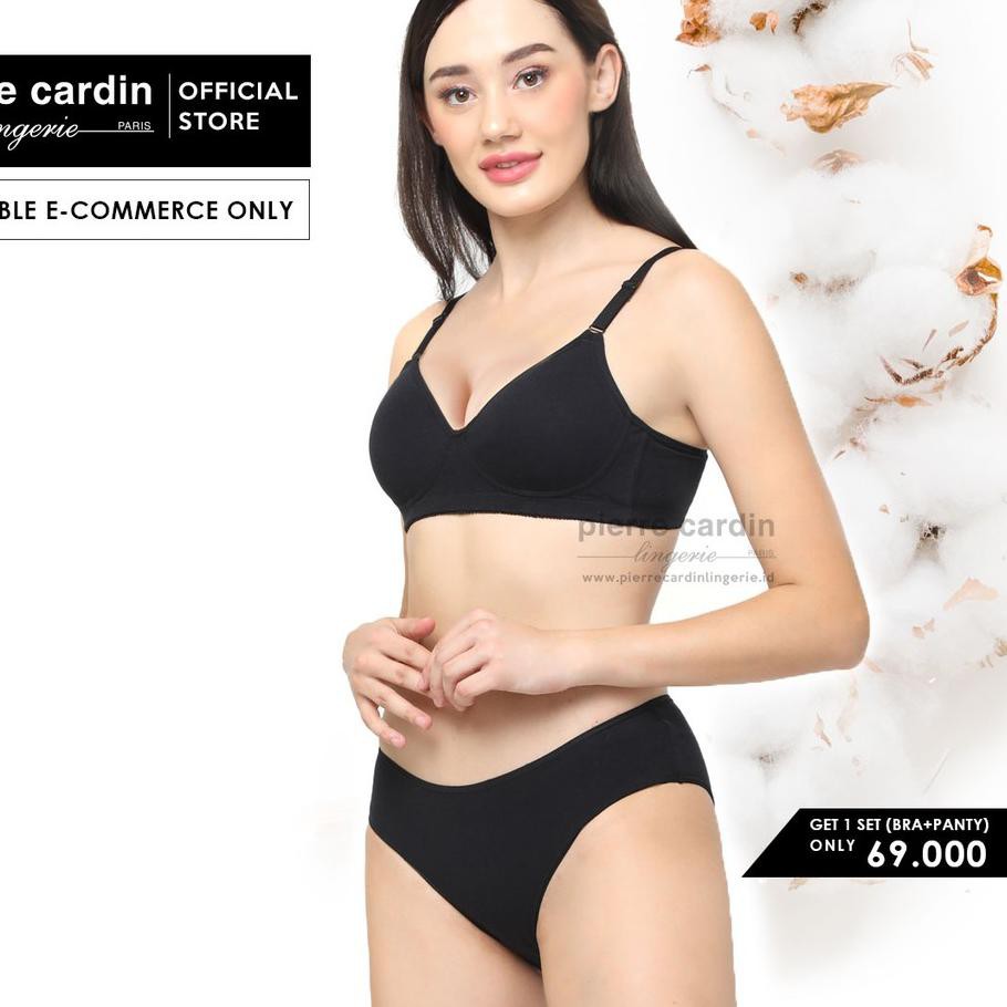 7MN Bra dan Panty ( Celana Dalam ) Pierre Cardin Natural Cotton Set B Lembut dan Nyaman Buruan Beli