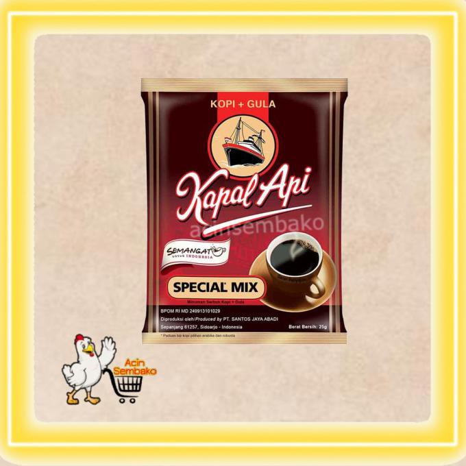 

kopi kapal api special mix 25 gr ( dus )