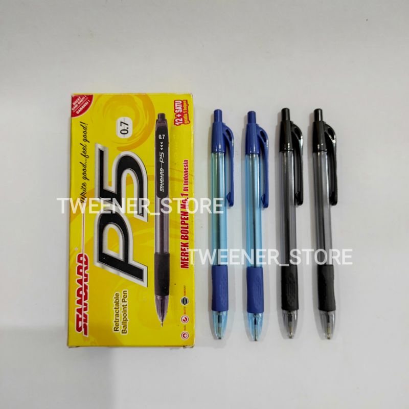 

Standard P5 0.7mm Ballpoint Pen Bolpen Pulpen