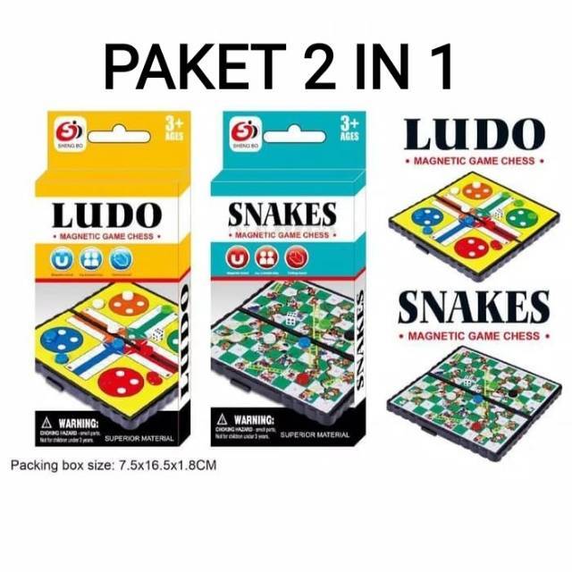 Ular Tangga / Snake Ladder Board Games / Mainan Anak Ular Tangga