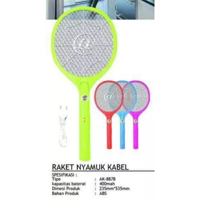 TNW COD RAKET NYAMUK AOKI AK-887B KABEL RAKET MURAH