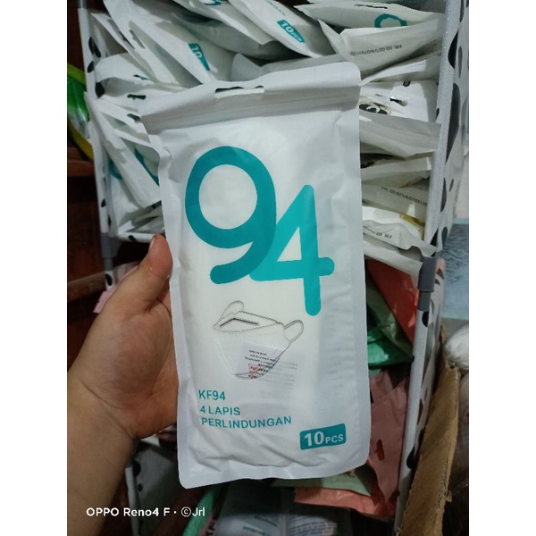 JrL - Masker Kf94 Putih Careion/ masker sultan