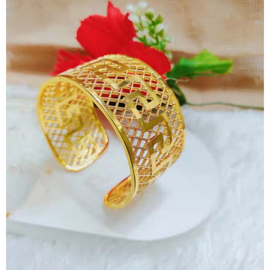 Gelang Xuping Dewasa Lapis Emas 24k Perhiasan Fashion 1253.1254