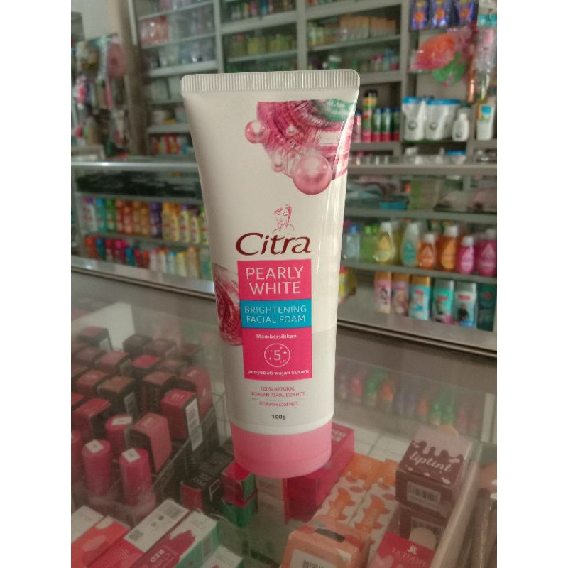 Citra facial foam pearly white/mutiara 100g