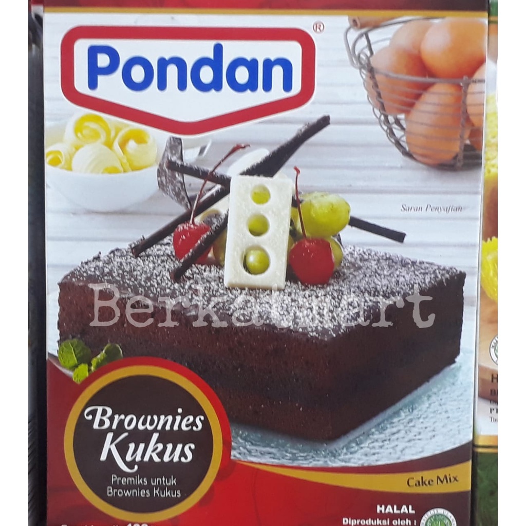 

Pondan Brownies Kukus Coklat Cokelat Tepung Premix 400 gr