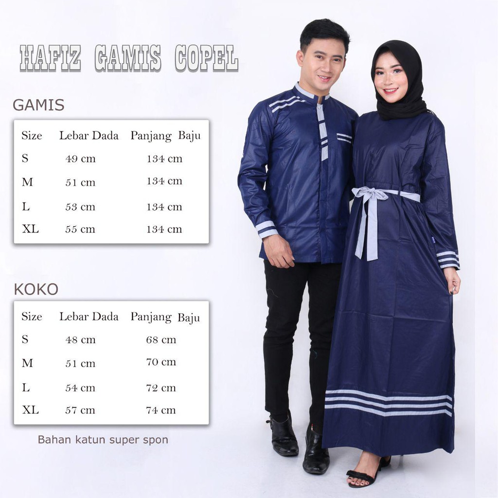 Set Couple Muslim GSP SERAGAM Couple Hadroh hafiz