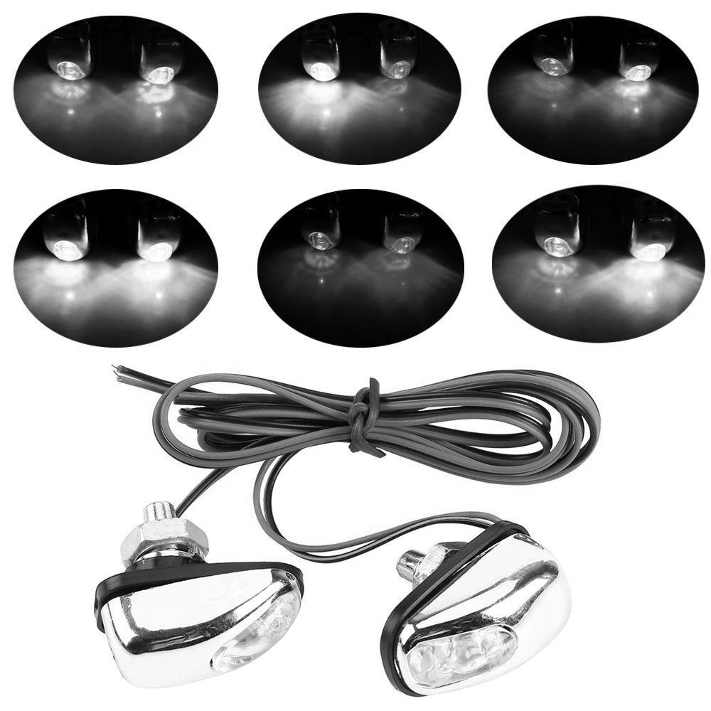 Lanfy Semprotan Air Lampu Warna Warni Cleaner Wiper Sprayer Nozzle Washer Seven Color Wiper Kaca Mobil Spray Light
