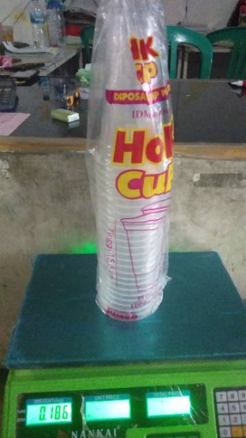 SEDANG PROMO!!! Gelas plastik cup UK.18 Oz (isi 50 pcs) tanpa tutup