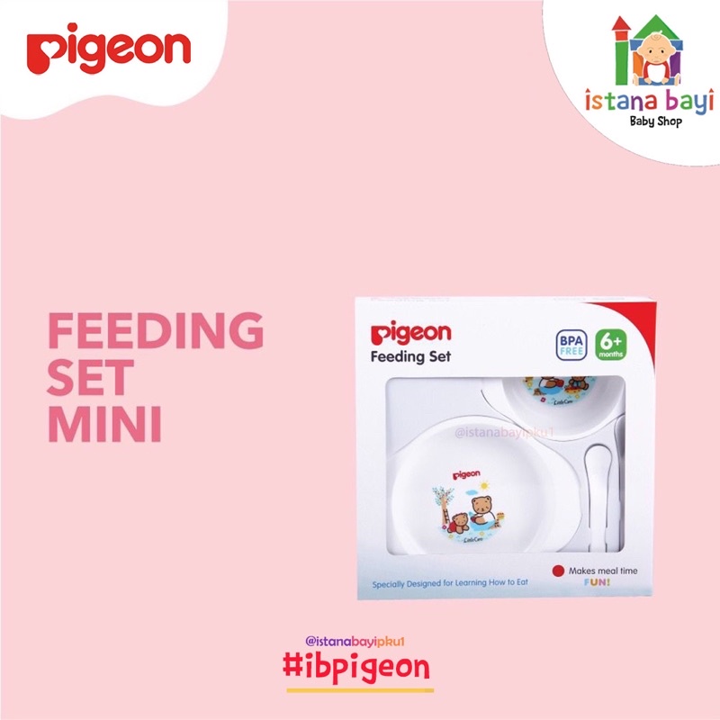 Pigeon Feeding Set Mini - Set perlengkapan makan anak