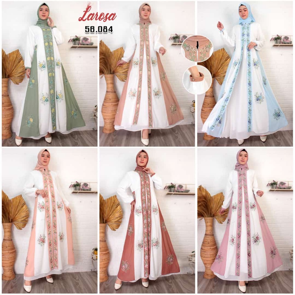 Gamis / Gamis Ceruti / Gamis Bordir / Gamis Ceruti Bordir / Gamis Ceruti Bordir 084