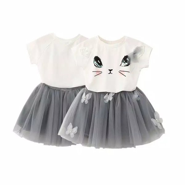 Termurah baju import anak perempuan 1 2 3 4 5 6 tahun - Setelan rok tutu anak impor lucu - Set kids
