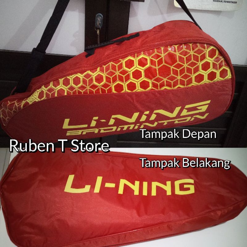 Tas Raket Badminton LINING 3R THERMO Original