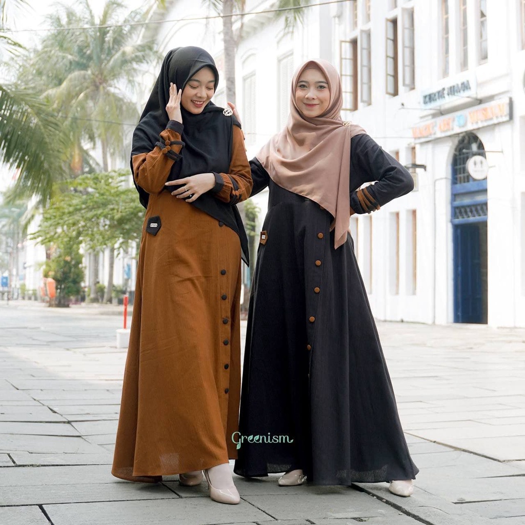 Greenism Gamis Aisyah Quality Premium Syari'i Dress