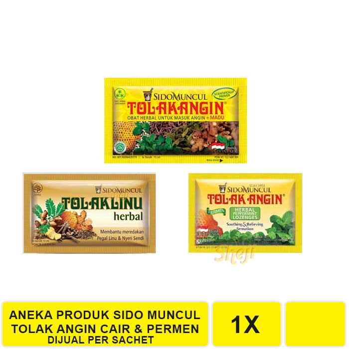 Jual Tolak Angin Cair Plus Madu Sachet Jamu Tolak Angin Obat Herbal Untuk Masuk Angin