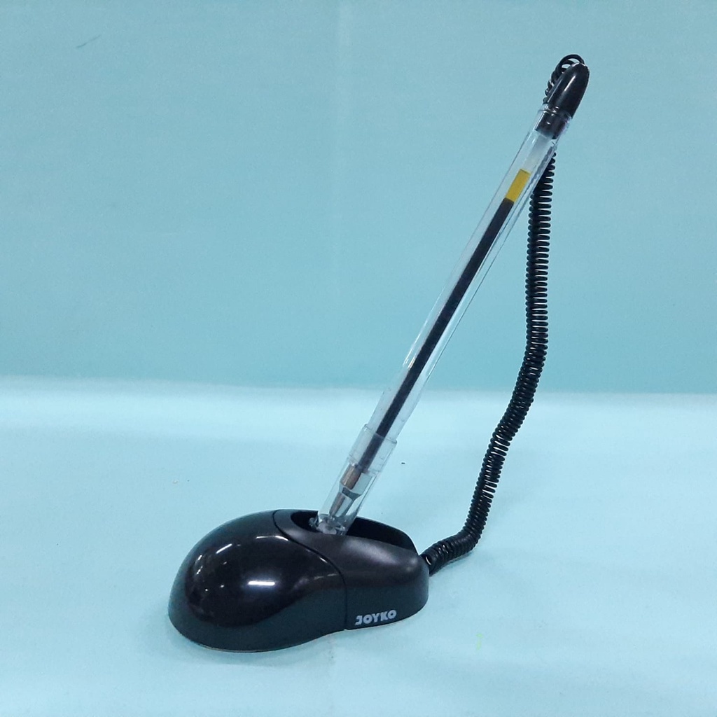 Pulpen Meja Bolpen Tali JOYKO PSGP-147 PEN STAND 0.5 mm Hitam Gel Pen PULPEN TALI