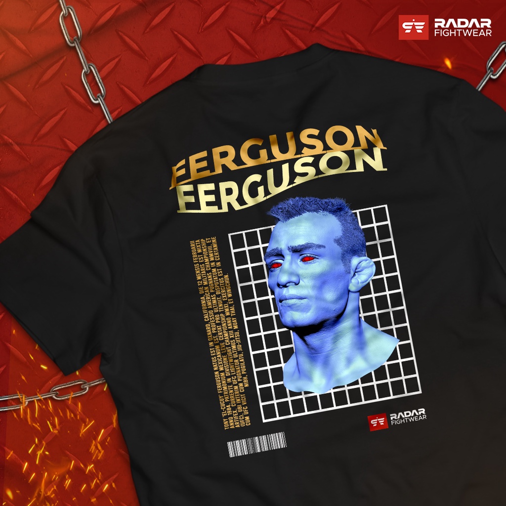 TONY FERGUSON Kaos MMA UFC Ultimate Fighting Championship Radar Fightwear Tshirt Premium