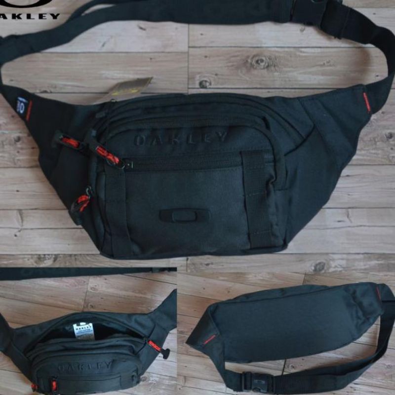 TAS OAKLEYY WAISTBAG OAKLEYY LOGO BESI TAS SELEMPANG OAKLEYY