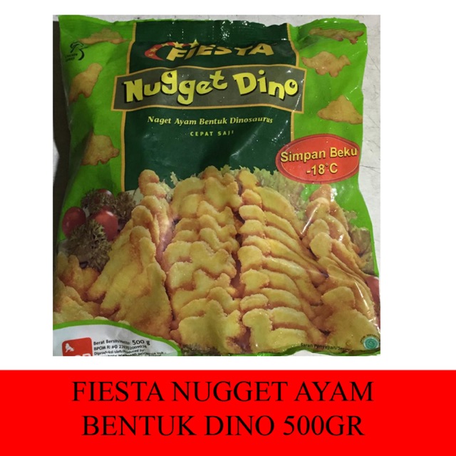 Nugget Dino Fiesta 500gr