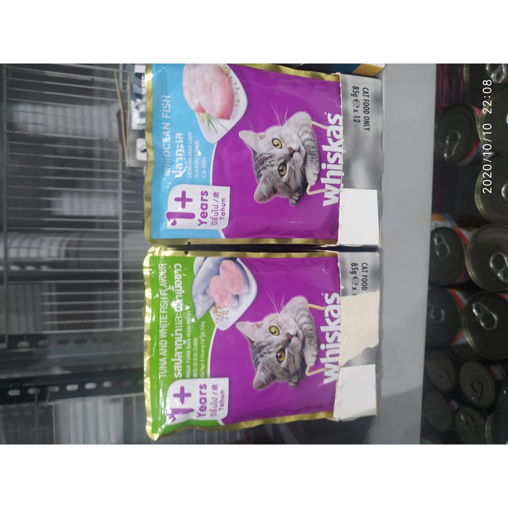 WHISKAS Pouch 85g adult 1+