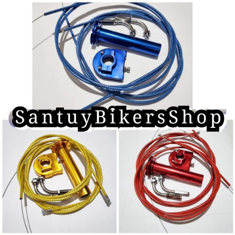 Paketan Selong song Gas Spontan CNC Plus Kabel Gas 2 Kabel UNIVERSAL MIO BEAT NMAX PCX VARIO 150 125