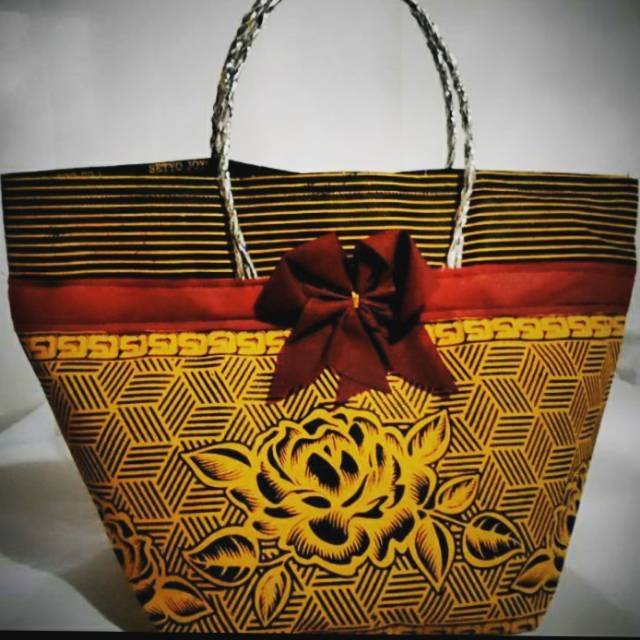 (1LSN= 12 PCS)  Tas hajatan batik mewah uk 22 per lusin isi 12 pcs(EBTH)