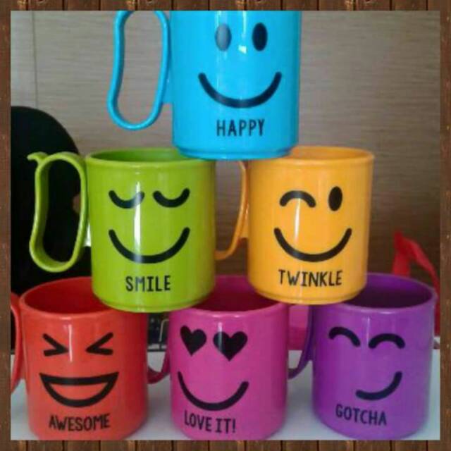 Emoticon mug