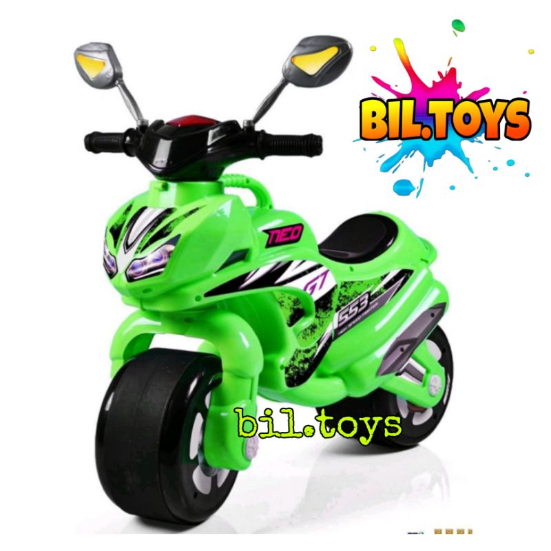 MAINAN ANAK LAKI LAKI MOTOR TUNGGANG PUSHBIKE SHP NEO 533 MAINAN MOTOR COCOK UNTUK KADO