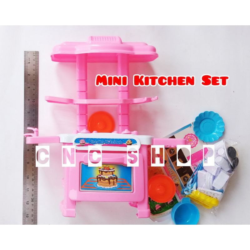 Mainan Anak Masak Masakan Kompor Kitchen Set Ukuran 32x16cm Bagus Murah Kado Ultah Anak