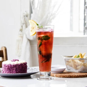 6PCS 340 ml Gelas Kaca Dublin Gelas Palladio Gelas Tinggi