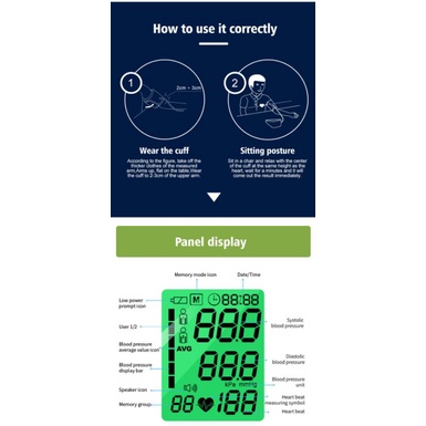 Tensi Meter Digital Alat Cek Ukur Tekanan Darah