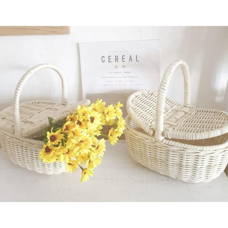 KERANJANG ROTAN PIKNIK / KERANJANG PIKNIK TERLARISS...,,,,,