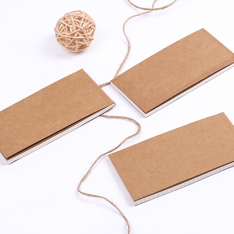 Vintage Kraft Paper Small Book Notebook Portable Small Notebook Portable Mini Writing Pad