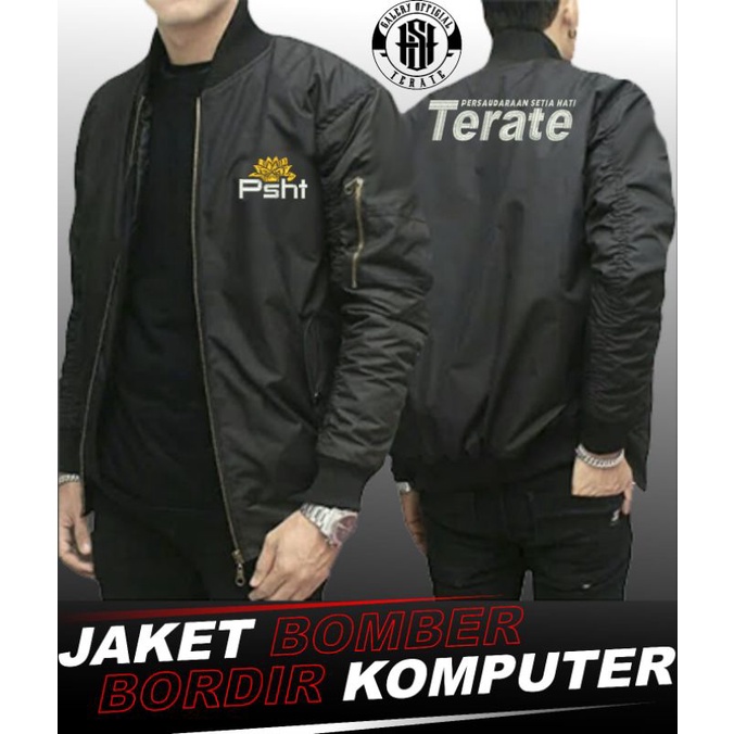 JAKET BOMBER PSHT JAKET PARASUT JAKET DISTRO PSHT