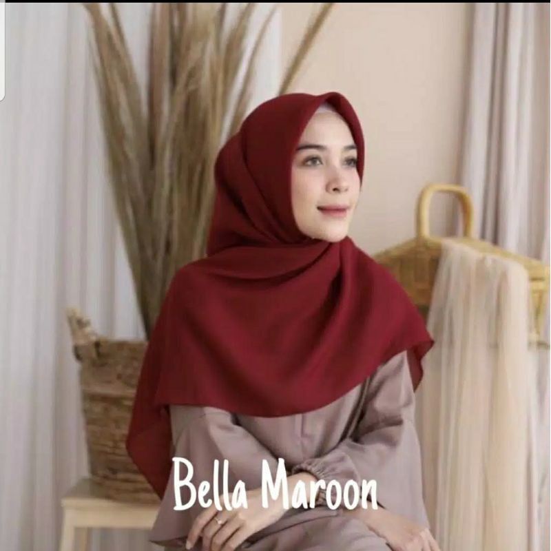 BELLA SQUARE POLLYCOTTON ( PART 5 )o-Maroon