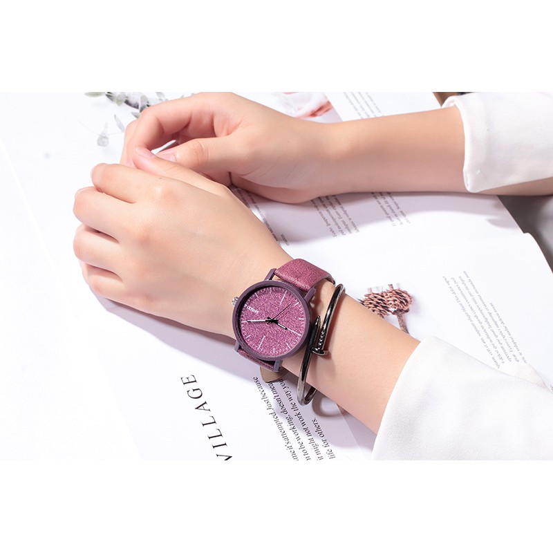 ✨READY✨Jam Tangan Wanita A0001 Jam Tangan Quartz Jam Tangan Couple Wanita Anti Air Gaya Korea