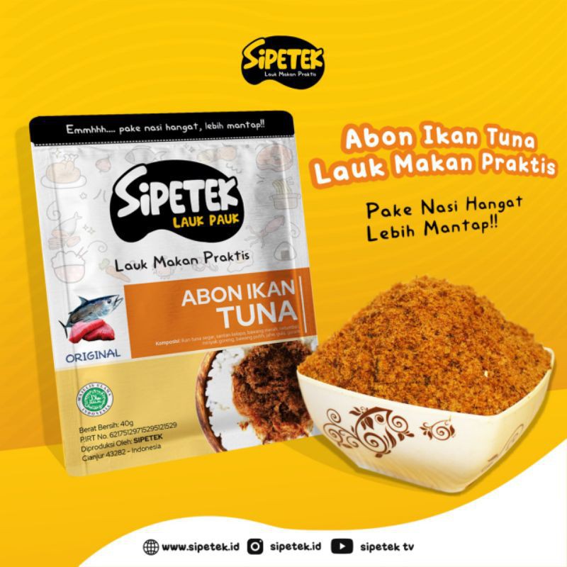 

Abon Ikan Tuna Lauk Makan Praktis SiPetek