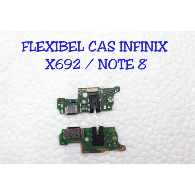 Fleksibel Flexibel Flexible Papan PCB Con Cas Con TC Konektor Charger Infinix Note 8 X692