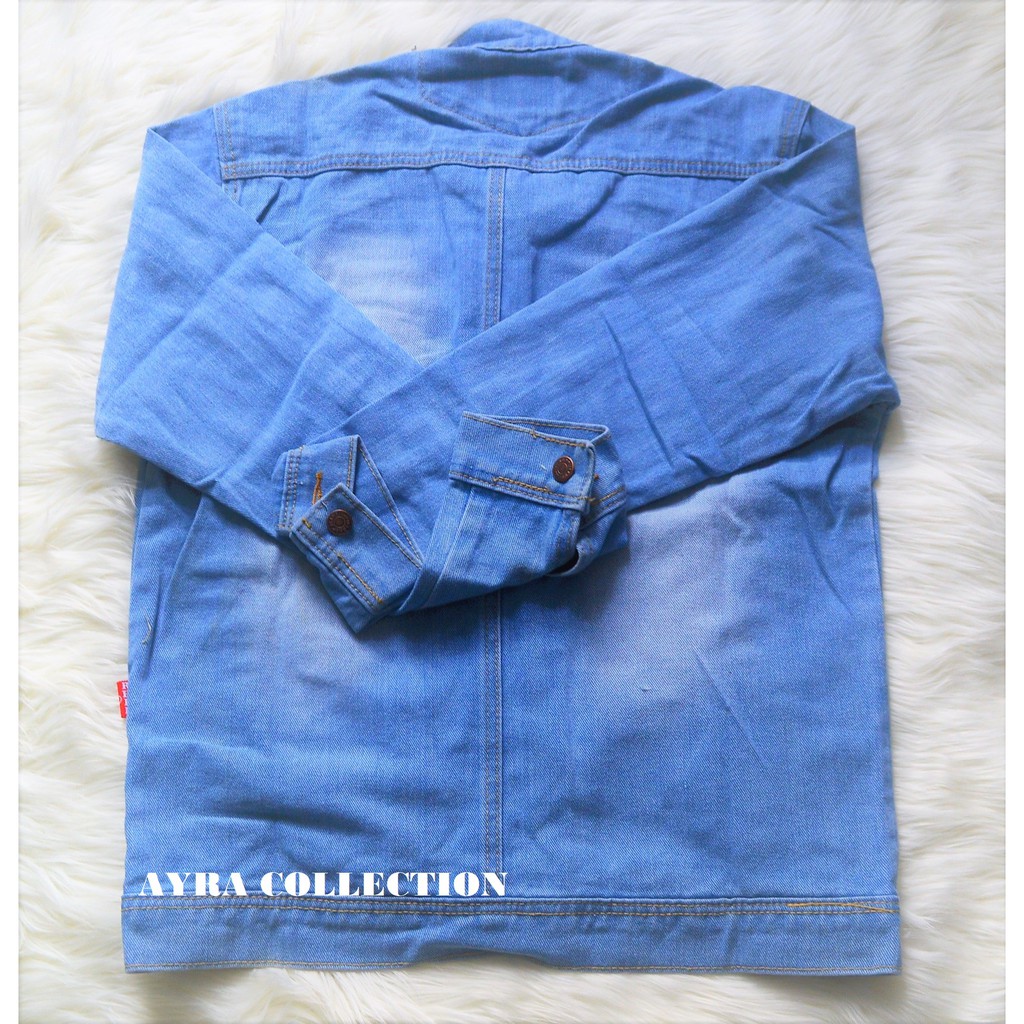 Jaket denim / Jaket levi's pria / Jaket pria jeans / Jaket jeans pria topi/ Jaket pria levis keren /