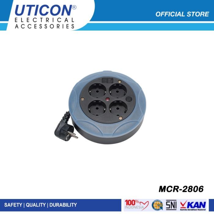 Listrik Uticon Kabel Roll 6 Meter Mcr - 2806 / Cable Roll / Original