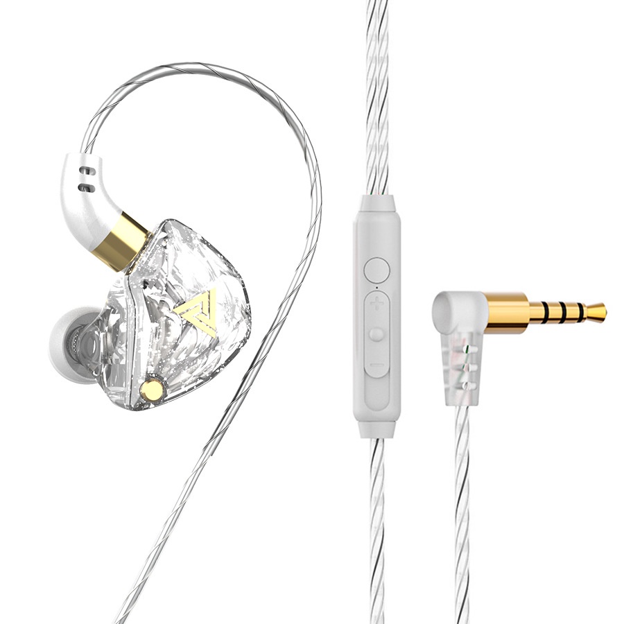 Qkz Sk8 Headset Earphone Kabel Jack 3.5mm Dengan Mic Untuk Olahraga