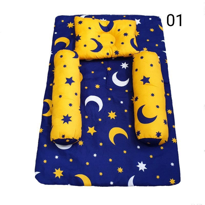 Kasur Bayi Matras karakter lucu 1 bantal 2 guling murah