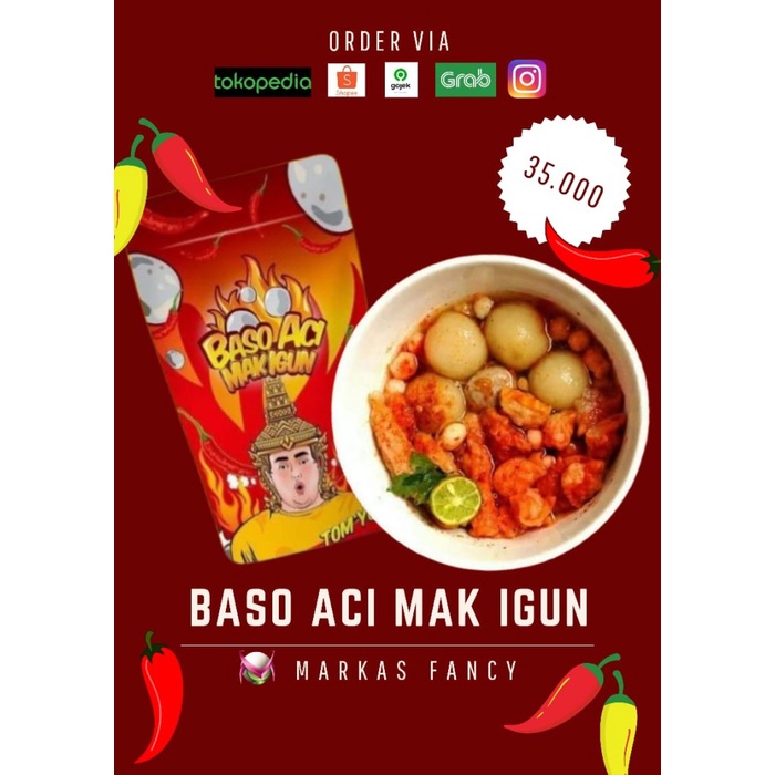 

- BARU BASO ACI MAK IGUN THE ONE AND ONLY BASO ACI ORIGINAL - TOMYUM
