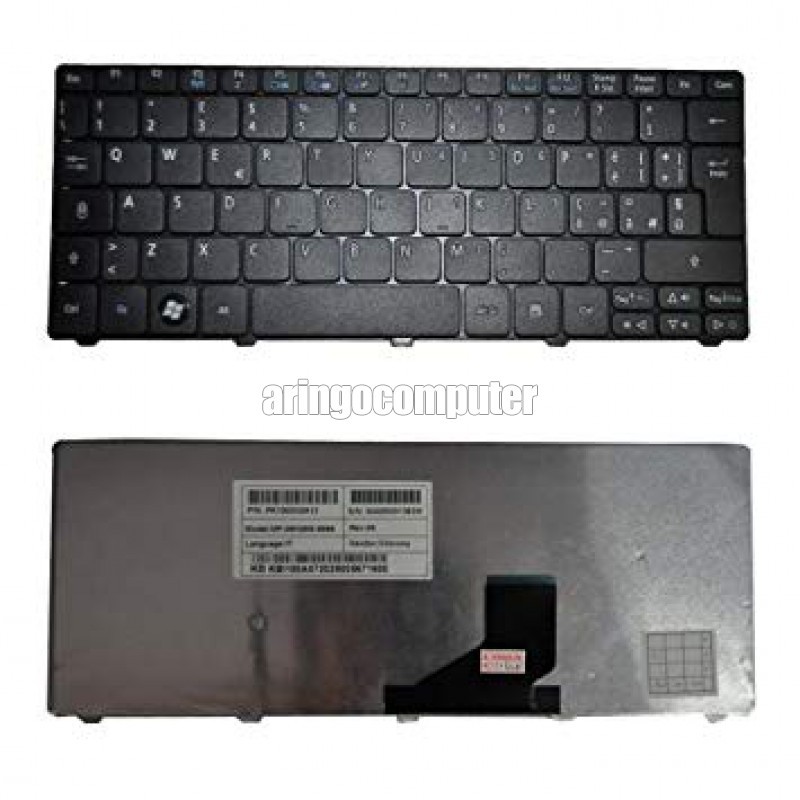 NBPart (Keyboard) Acer Aspire One 532h D255 D257 D260 D270 D522 BLACK