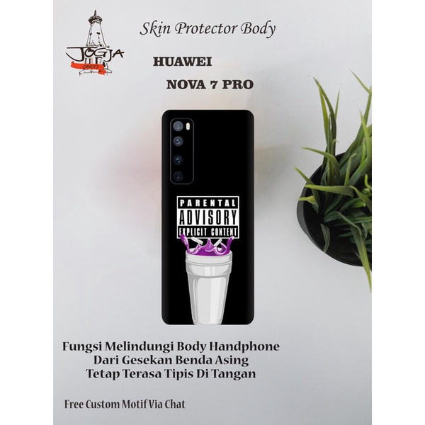 Dapat 2pcs Garskin HP Huawei NOVA 7 PRO Motif paren - Free Custom Via Motif