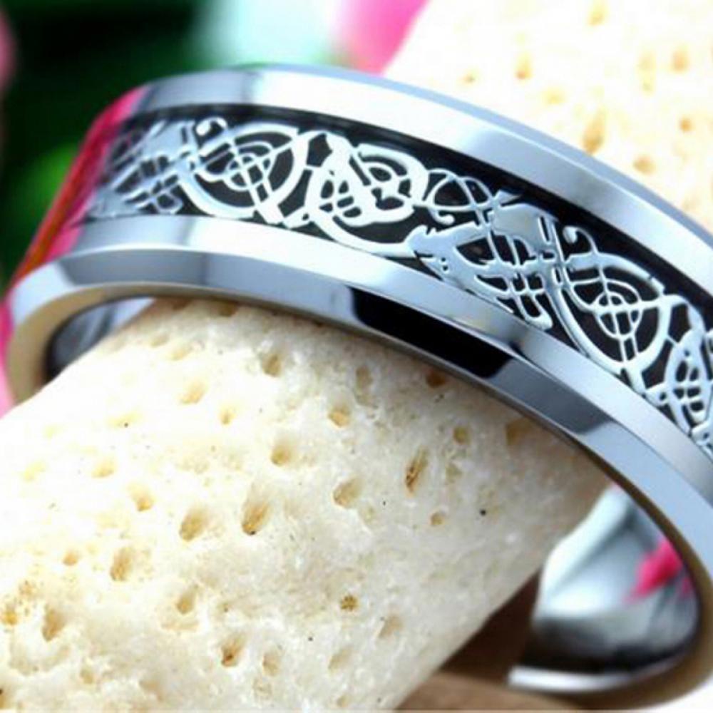 Lily Band Cincin Hadiah Pernikahan Pria Wanita Tungsten Carbide