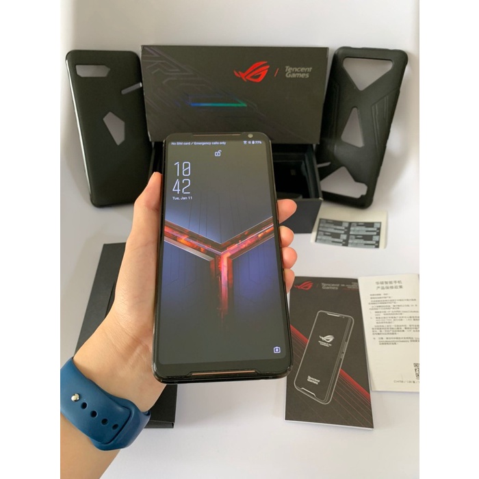 Pre-owned Asus ROG Phone 2 Tencent Edition 128GB RAM 8GB Bekas Mulus