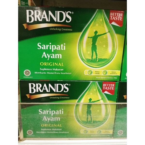 

sari pati ayam brands 6X70gr