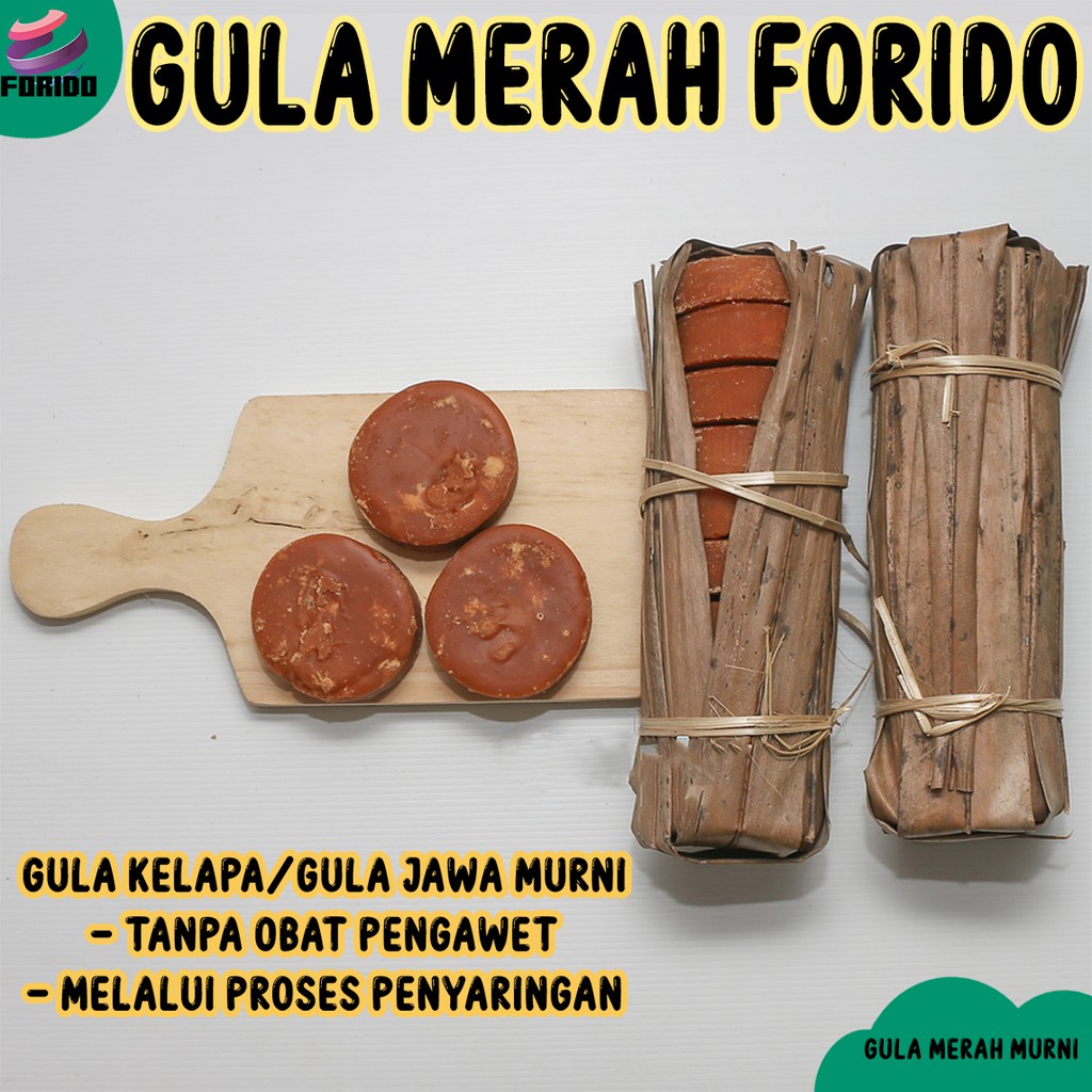 

Gula Merah - Gula Batu Kelapa 200 Gr-Gula Jawa Alami