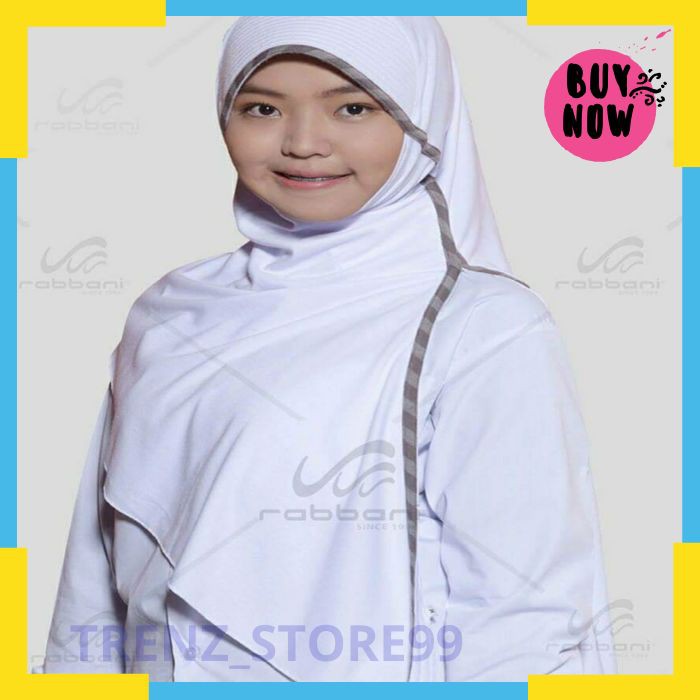 Murah Kerudung Rabbani Great Ellysion Ukuran XL - Hitam Keren