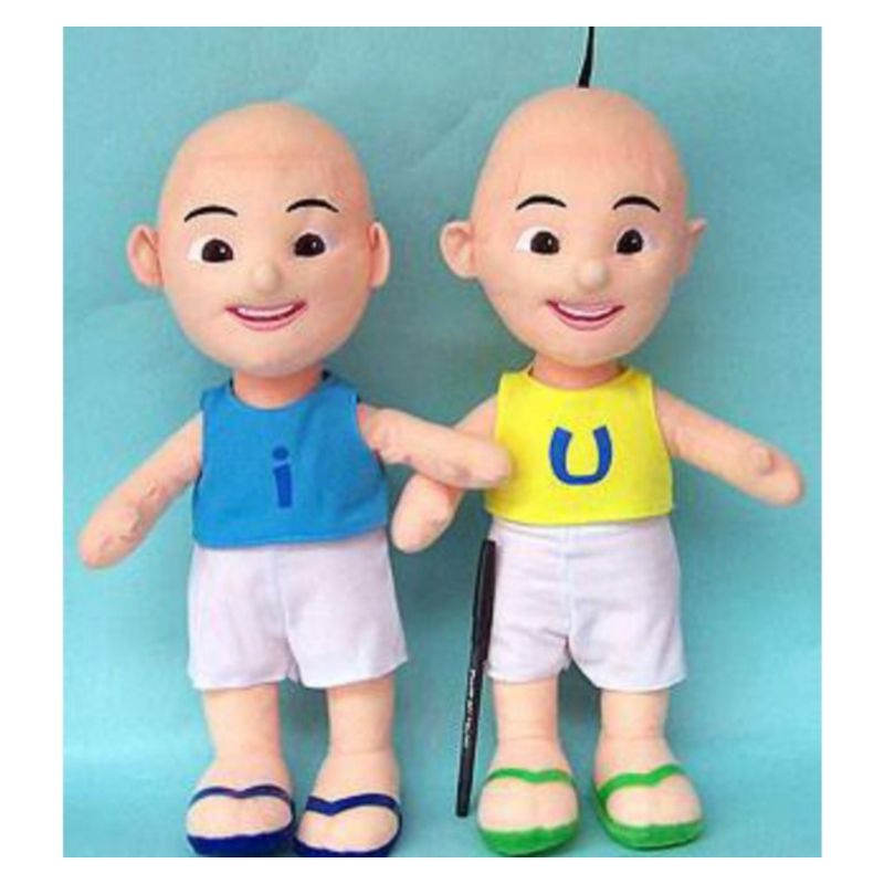 sepasang boneka upin ipin